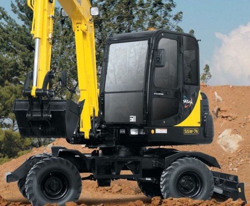 Product picture Hyundai R55W-7A Wheel Excavator Service Repair Workshop Manual DOWNLOAD
