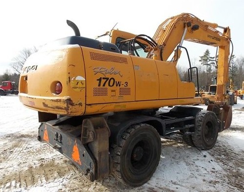 Product picture Hyundai R170W-3 Wheel Excavator Service Repair Workshop Manual DOWNLOAD