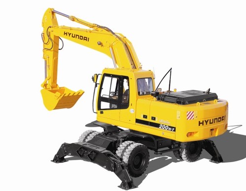 Product picture Hyundai R200W-7 Wheel Excavator Service Repair Workshop Manual DOWNLOAD
