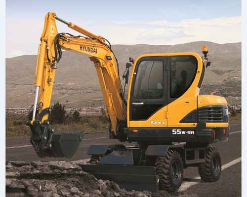 Product picture Hyundai R55W-9A Wheel Excavator Service Repair Workshop Manual DOWNLOAD